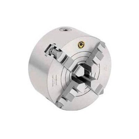 BISON USA Bison 4 Jaw Solid Combination Chuck, Semi-Steel Body, Plain 8in 7-848-0800